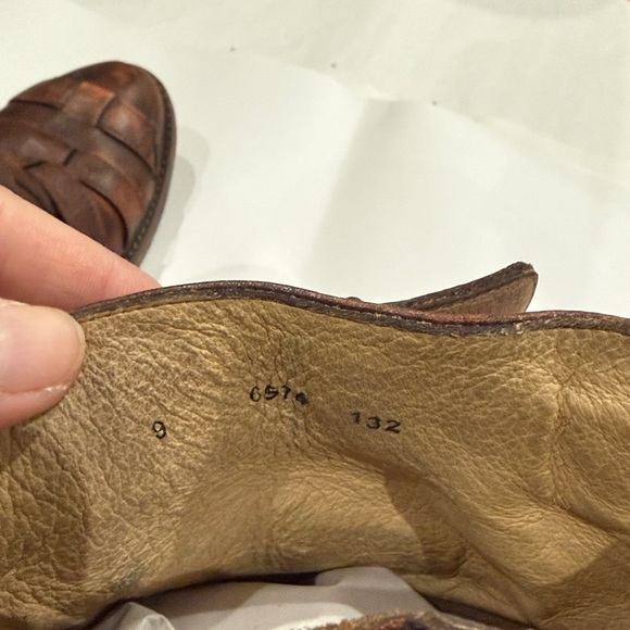 Farylrobin Brown Leather Ankle Boots with Buckle Straps - Picture 5 of 6